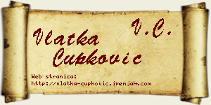 Vlatka Čupković vizit kartica